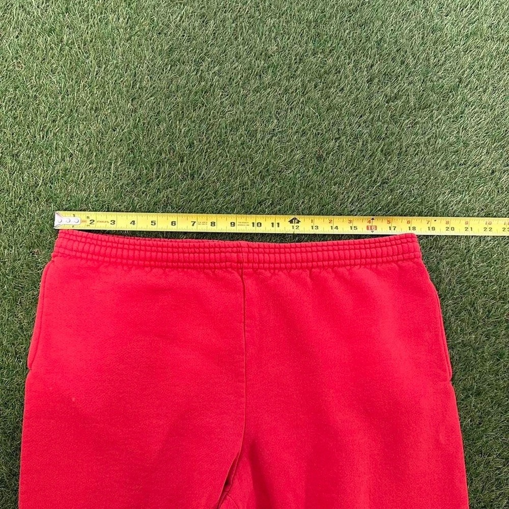 Russell Athletic red cuffed sweatpants large - Picture 7 of 8